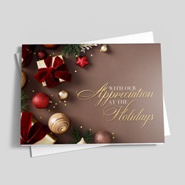 Elegant Velvet Holiday Card