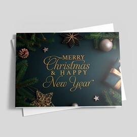 Prestigious Wishes Christmas Card