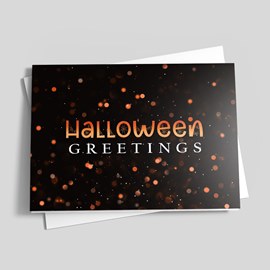 Midnight Halloween Magic Card
