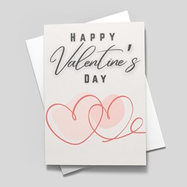 Intertwined Hearts Valentine's Day Card