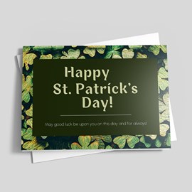 On Display St. Patrick's Day Card