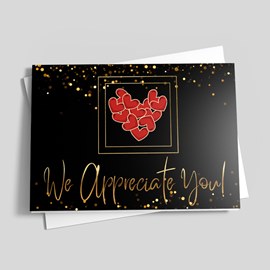 Heart of Gold Appreciation Card