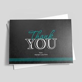 Color Choice Thank You Card
