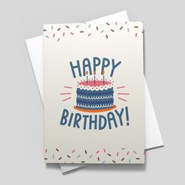 Celebration Cake Birthday Card