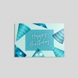 Blue Haze Birthday Card