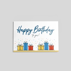 Duplicate Gifts Birthday Card
