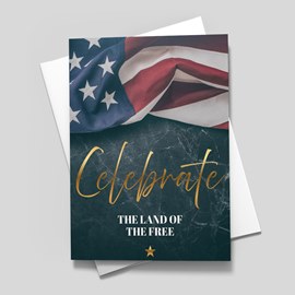Celebrate Patriotic Independence Card