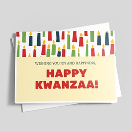 Festive Printed Kwanza Card
