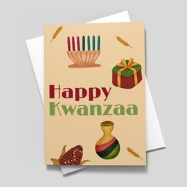 Celebrating Kwanzaa Card