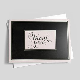 Sophisticated Thank You Card