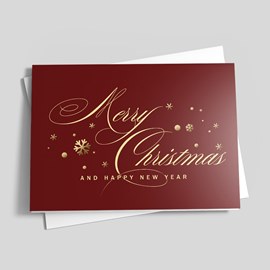 Color Design Christmas Card