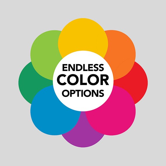 colorful design with text placeholder