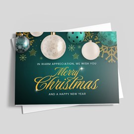 Radiant Wishes Holiday Card