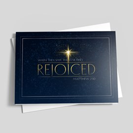 All Rejoiced Christmas Card
