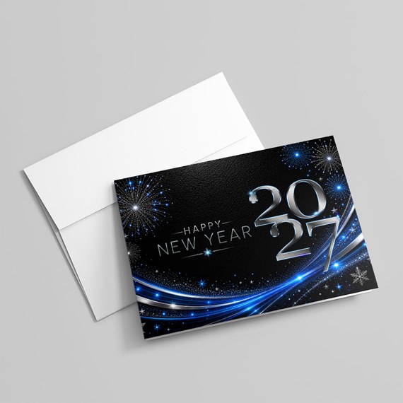 New Year card design 