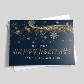 Sparkling Happy Holidays Card