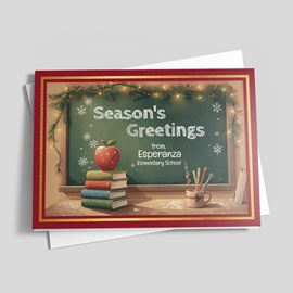 Educational Greetings Holiday Card