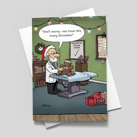 Gingerbread Checkup Medical Card
