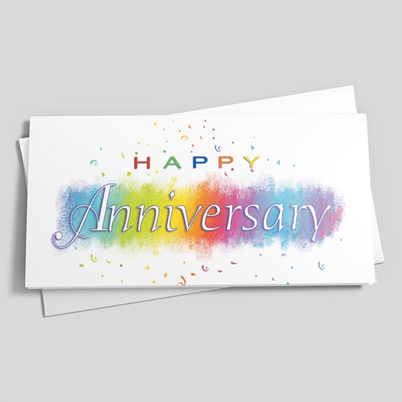 Anniversary Rainbow Card