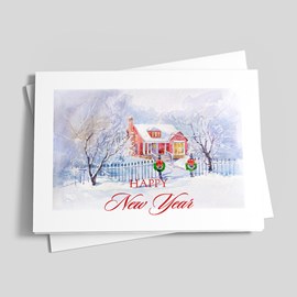 Scenic New Year Card