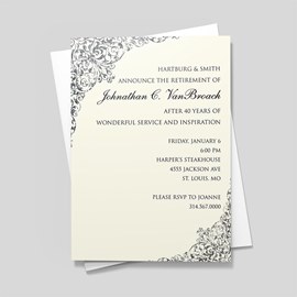 Touch of Black Invitation