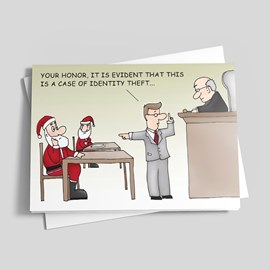 Santa's Identity Holiday Card