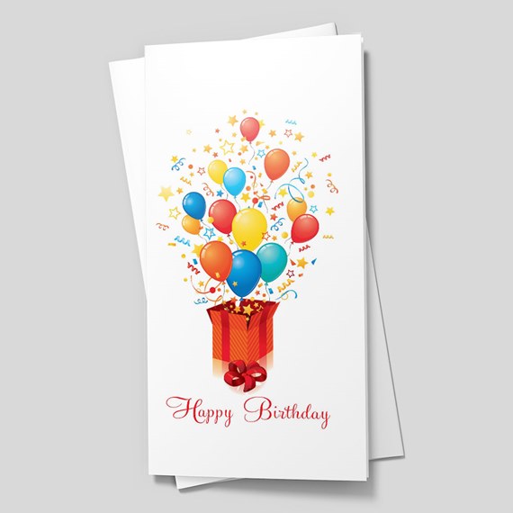 Outside the Box Birthday Card