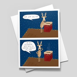Santa's Accountant Holiday Card