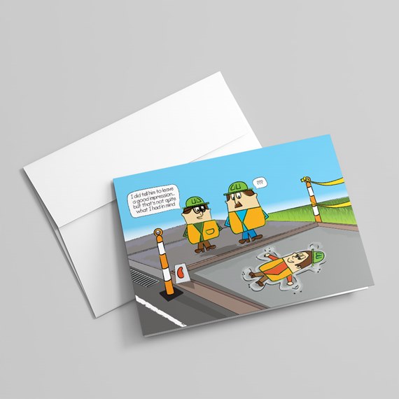 cartoon construction scene with workers