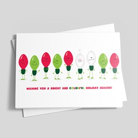 Electric Lights Holiday Card