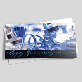 Wild Ribbon Anniversary Card