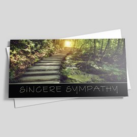 Path of Sympathy Card