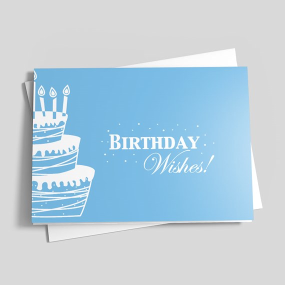 Cake Wishes Birthday Card