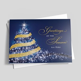 Starry Tree Holiday Card