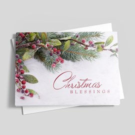 Blessings Christmas Card