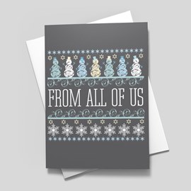 Snowmen Team Holiday Card