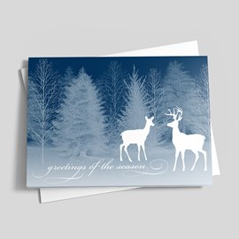 Winter Silhouette Holiday Card