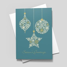 Snowflake Success Holiday Card