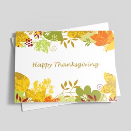 Happy Hues Thanksgiving Card