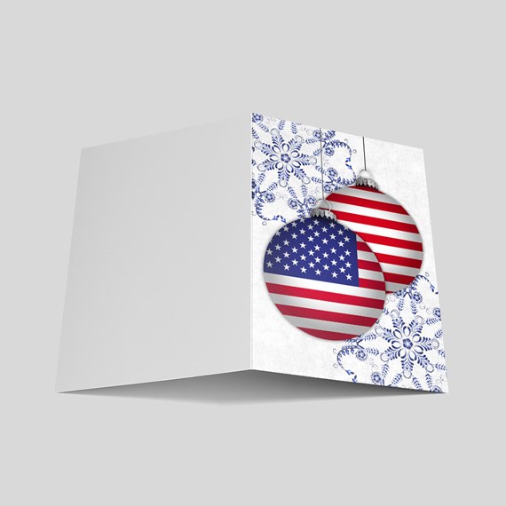 ornaments with stars and stripes, lace pattern