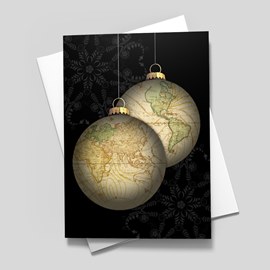 Global Ornaments Holiday Card