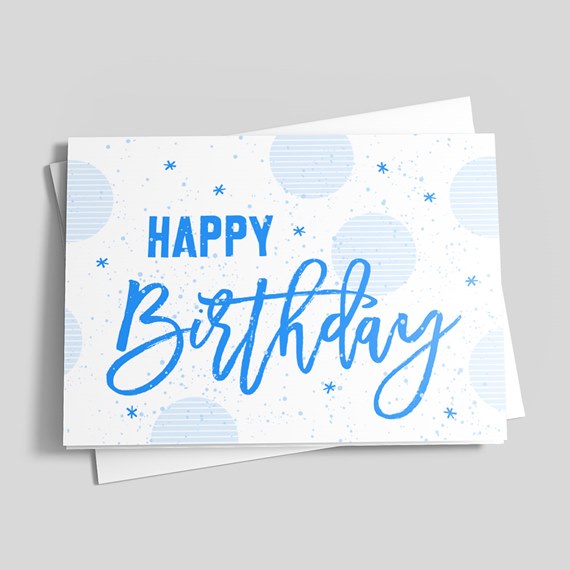 Pale Blue Birthday