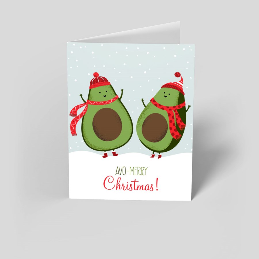 Christmas Avocado Stamp Set