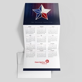 American Stars Calendar Card