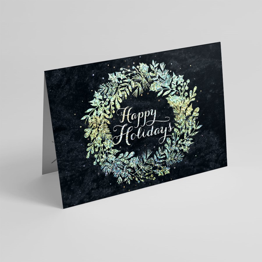 Wreath of the Holidays Card by Brookhollow