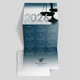 Midnight Justice Calendar Card