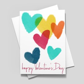 Hearts and Crafts Valentine Card