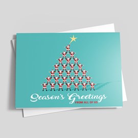 Santa Squad Holiday Card