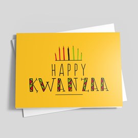 Kwanzaa Candles