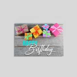 Birthday Box Medley Postcard
